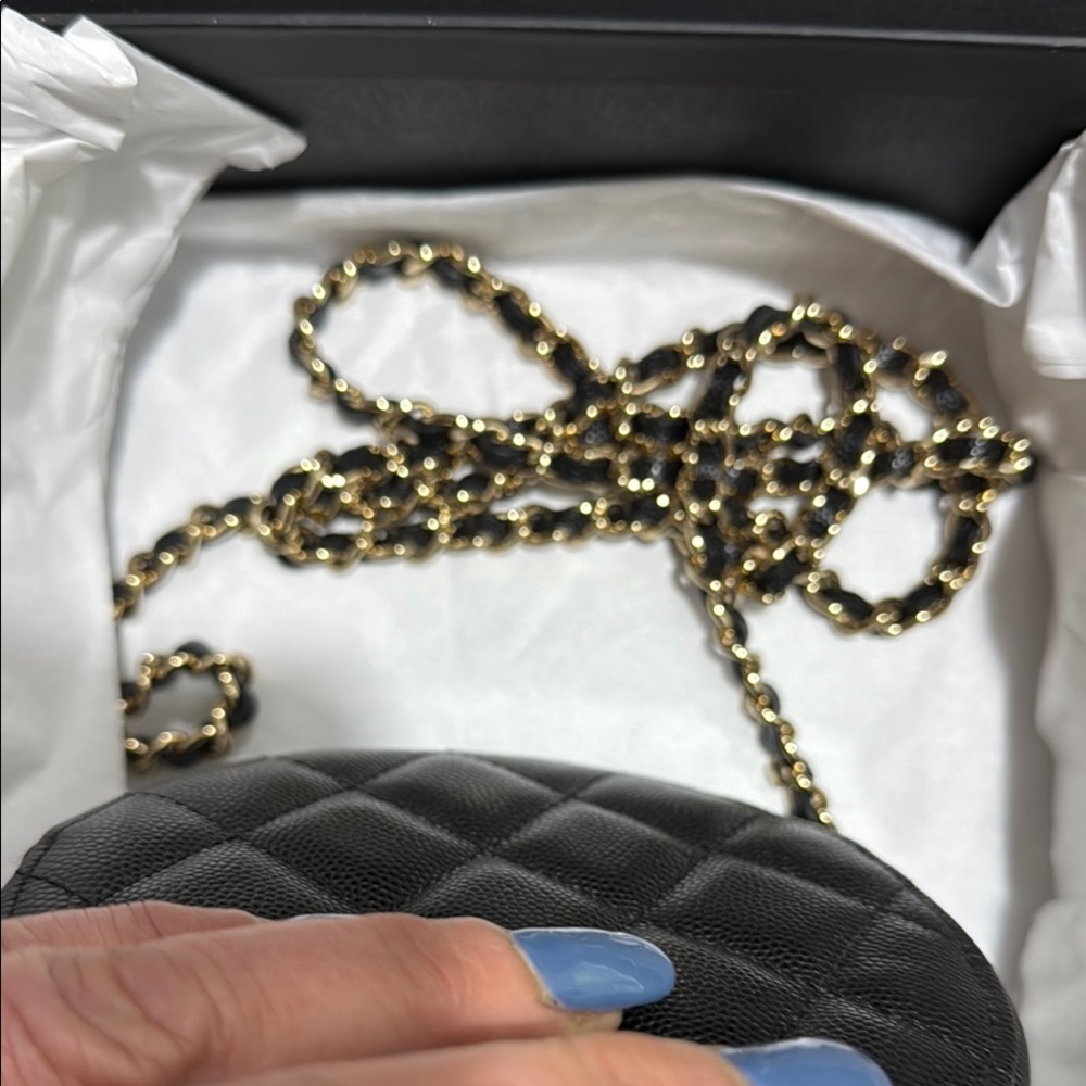CHANEL Black Mini Quilted Bag with Metallic Hardware - Picture 7 of 7